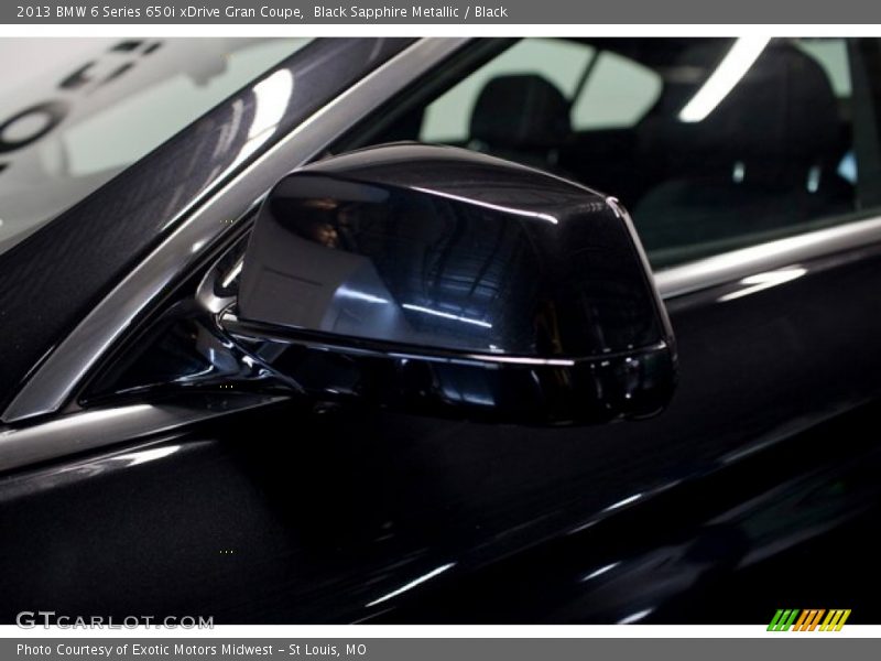 Black Sapphire Metallic / Black 2013 BMW 6 Series 650i xDrive Gran Coupe