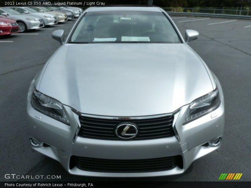 Liquid Platinum / Light Gray 2013 Lexus GS 350 AWD