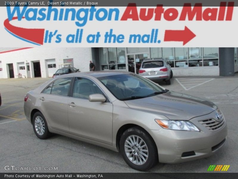 Desert Sand Metallic / Bisque 2009 Toyota Camry LE