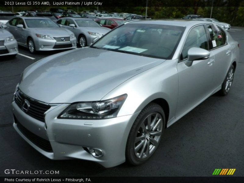 Liquid Platinum / Light Gray 2013 Lexus GS 350 AWD