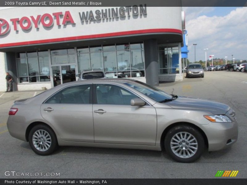 Desert Sand Metallic / Bisque 2009 Toyota Camry LE