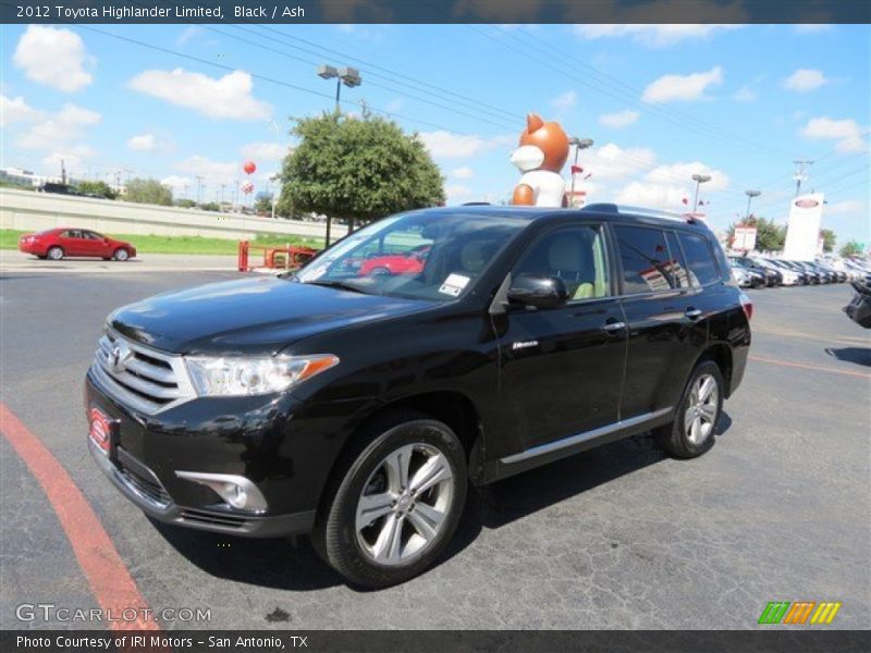 Black / Ash 2012 Toyota Highlander Limited