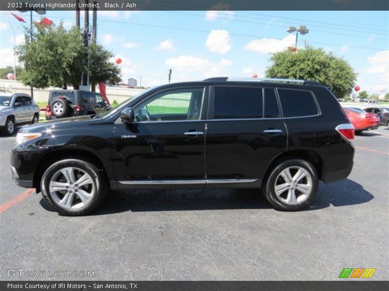 Black / Ash 2012 Toyota Highlander Limited