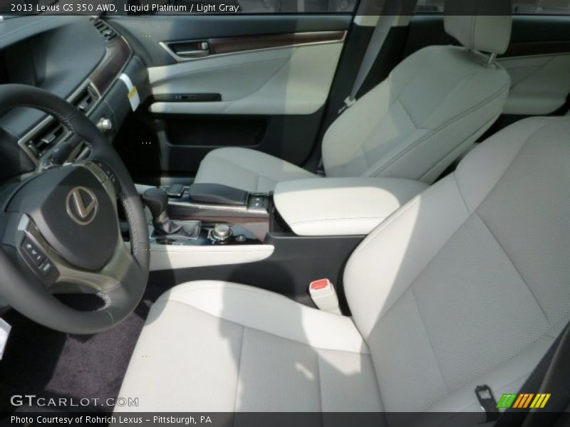 Liquid Platinum / Light Gray 2013 Lexus GS 350 AWD