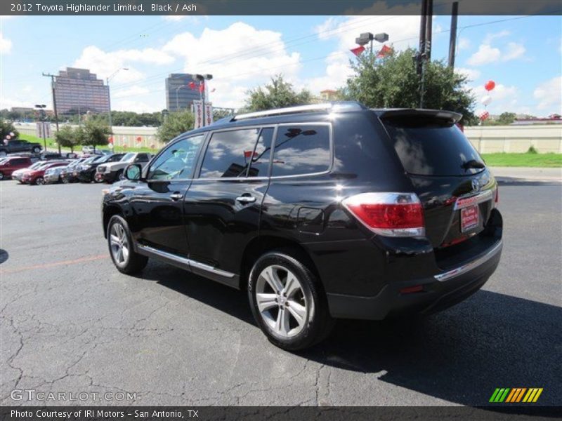 Black / Ash 2012 Toyota Highlander Limited