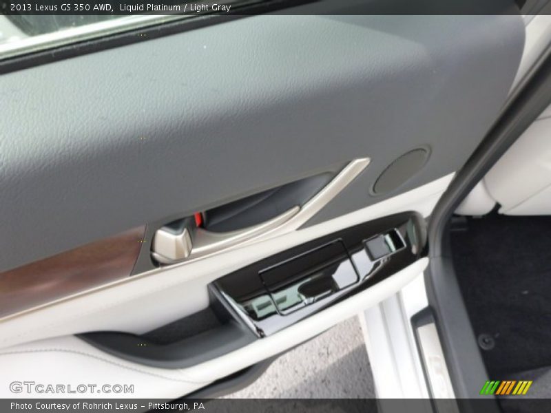Liquid Platinum / Light Gray 2013 Lexus GS 350 AWD