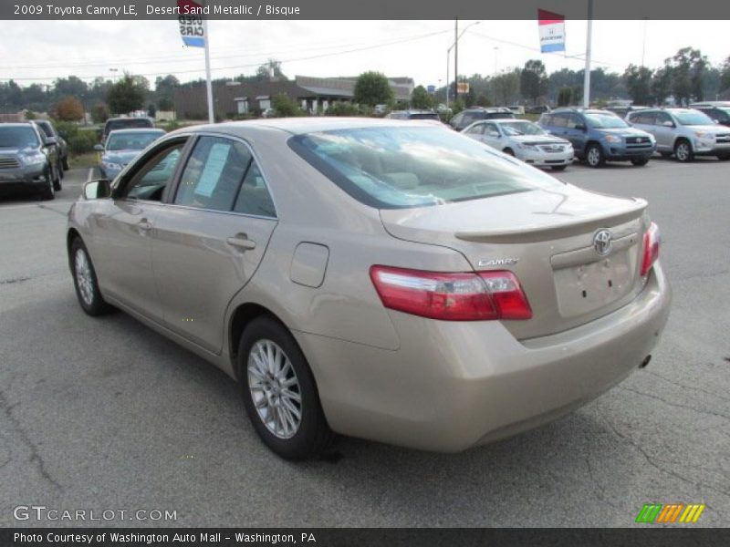 Desert Sand Metallic / Bisque 2009 Toyota Camry LE