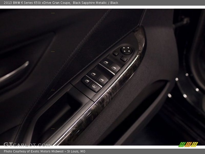 Black Sapphire Metallic / Black 2013 BMW 6 Series 650i xDrive Gran Coupe