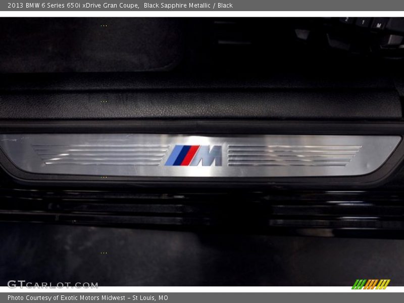 Black Sapphire Metallic / Black 2013 BMW 6 Series 650i xDrive Gran Coupe