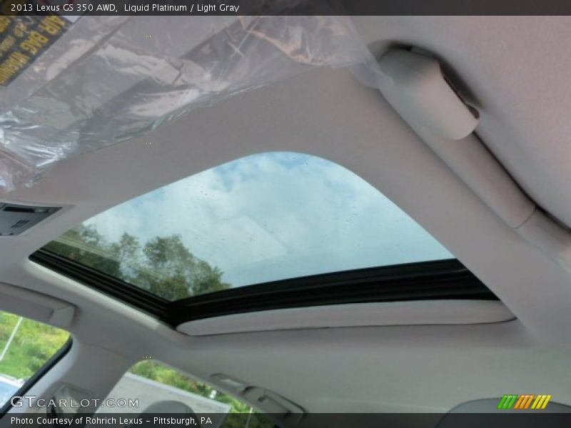 Liquid Platinum / Light Gray 2013 Lexus GS 350 AWD