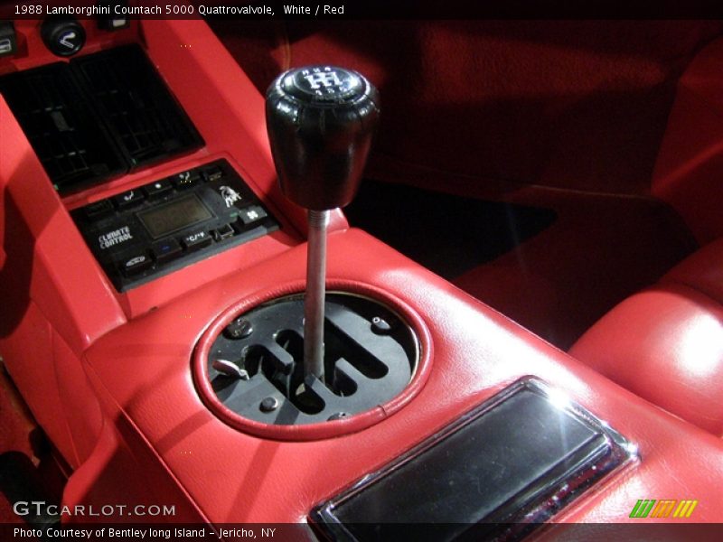  1988 Countach 5000 Quattrovalvole 5 Speed Manual Shifter