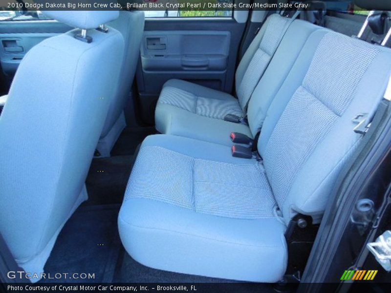 Brilliant Black Crystal Pearl / Dark Slate Gray/Medium Slate Gray 2010 Dodge Dakota Big Horn Crew Cab