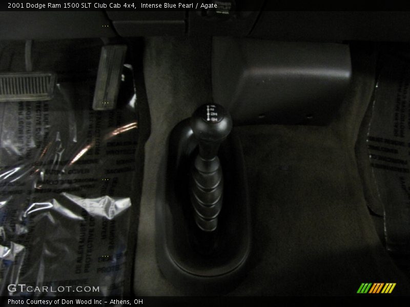 Intense Blue Pearl / Agate 2001 Dodge Ram 1500 SLT Club Cab 4x4