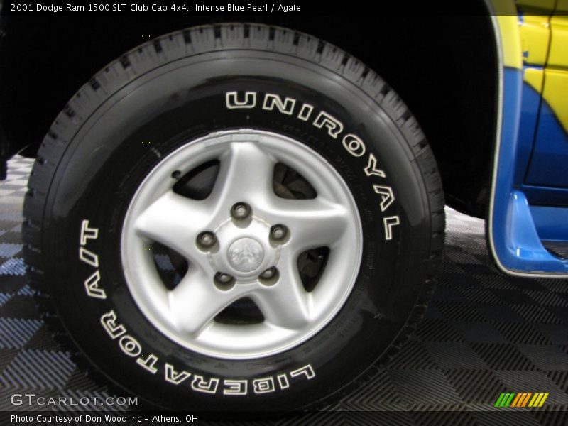 Intense Blue Pearl / Agate 2001 Dodge Ram 1500 SLT Club Cab 4x4