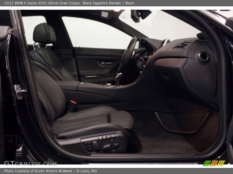 Black Sapphire Metallic / Black 2013 BMW 6 Series 650i xDrive Gran Coupe