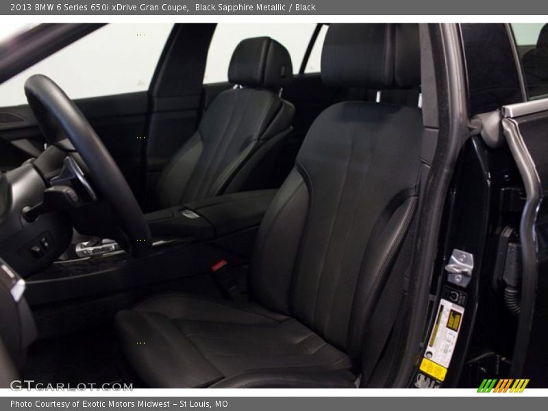 Front Seat of 2013 6 Series 650i xDrive Gran Coupe
