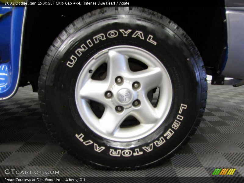 Intense Blue Pearl / Agate 2001 Dodge Ram 1500 SLT Club Cab 4x4