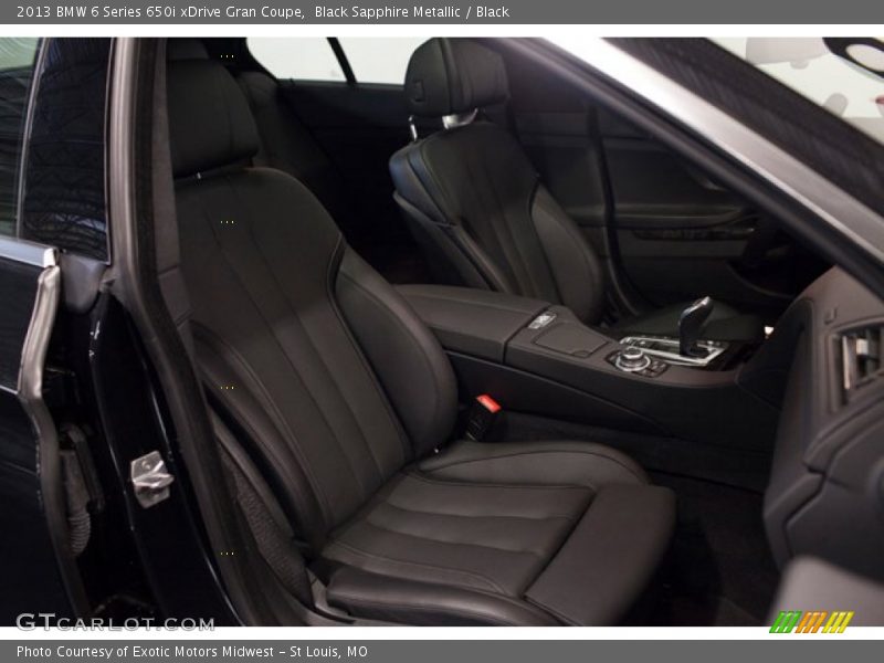 Black Sapphire Metallic / Black 2013 BMW 6 Series 650i xDrive Gran Coupe