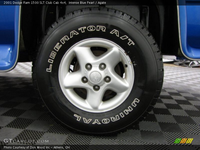 Intense Blue Pearl / Agate 2001 Dodge Ram 1500 SLT Club Cab 4x4