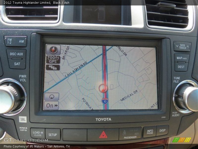 Black / Ash 2012 Toyota Highlander Limited