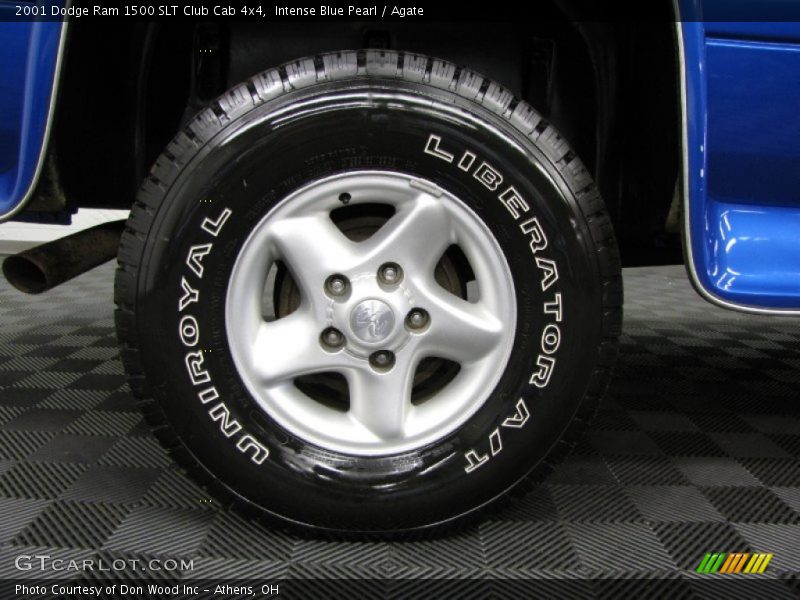 Intense Blue Pearl / Agate 2001 Dodge Ram 1500 SLT Club Cab 4x4
