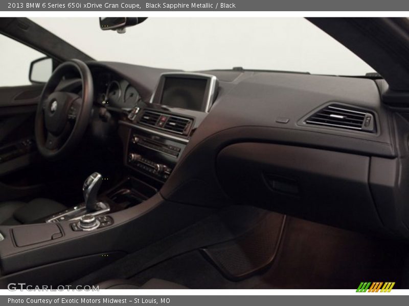 Black Sapphire Metallic / Black 2013 BMW 6 Series 650i xDrive Gran Coupe