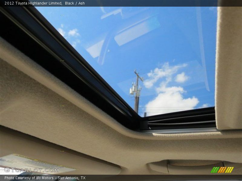 Black / Ash 2012 Toyota Highlander Limited