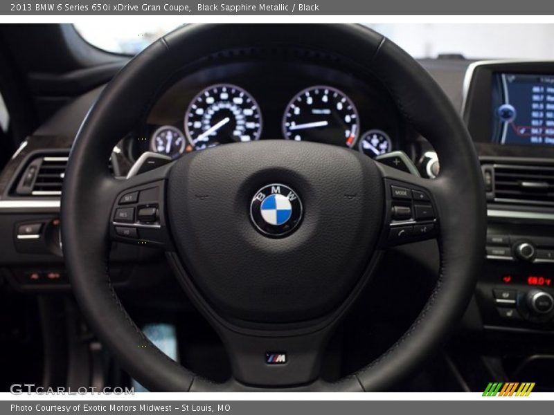  2013 6 Series 650i xDrive Gran Coupe Steering Wheel
