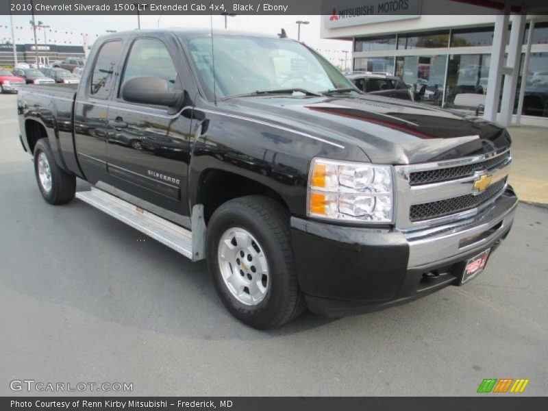 Black / Ebony 2010 Chevrolet Silverado 1500 LT Extended Cab 4x4