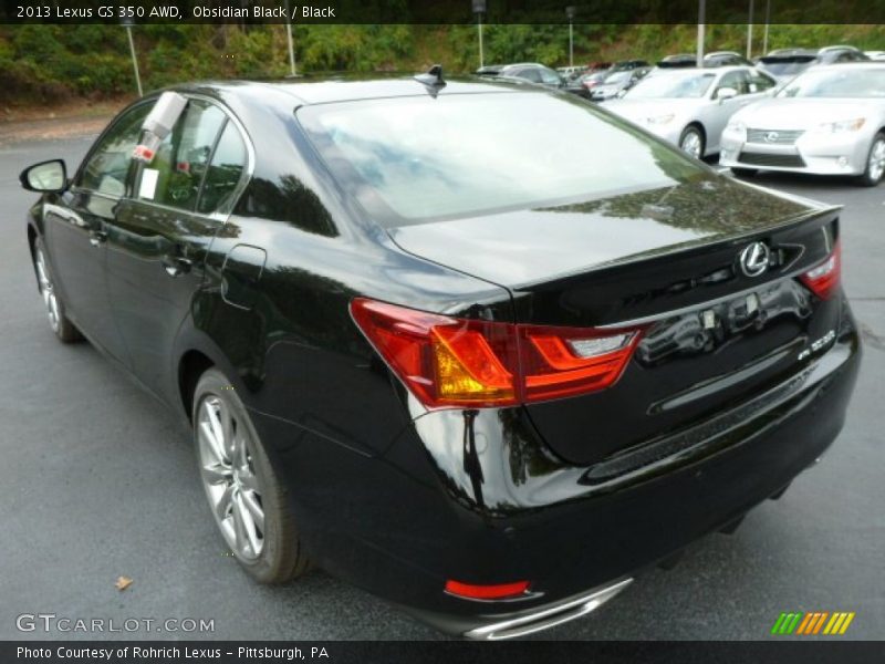 Obsidian Black / Black 2013 Lexus GS 350 AWD