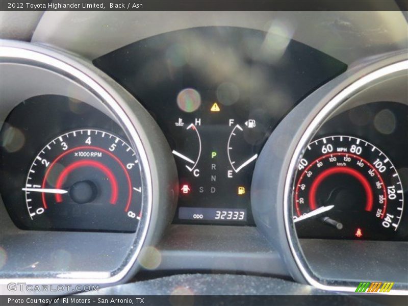 Black / Ash 2012 Toyota Highlander Limited