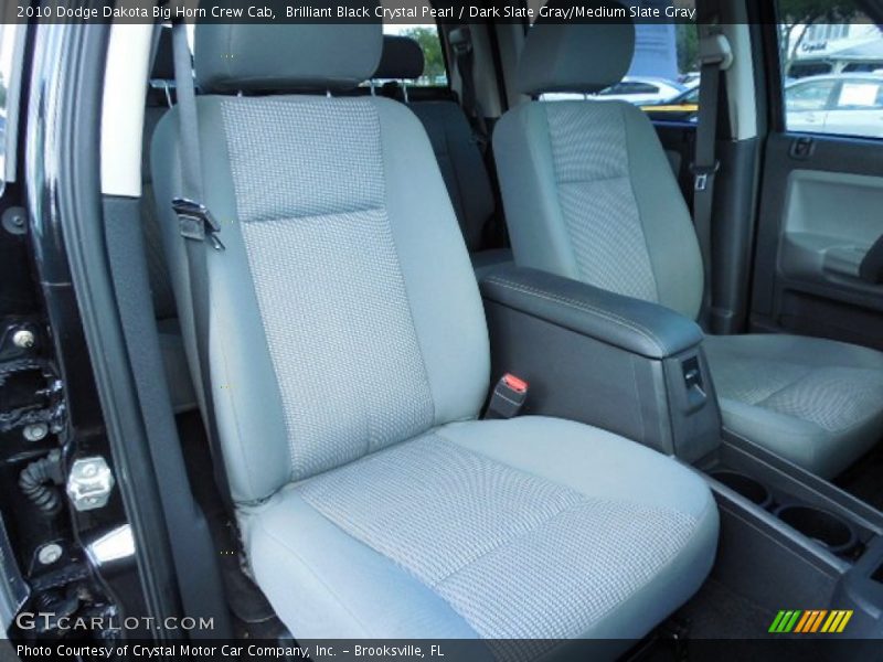 Brilliant Black Crystal Pearl / Dark Slate Gray/Medium Slate Gray 2010 Dodge Dakota Big Horn Crew Cab