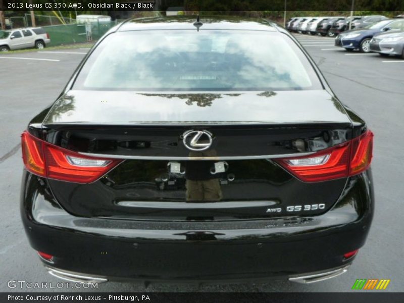 Obsidian Black / Black 2013 Lexus GS 350 AWD