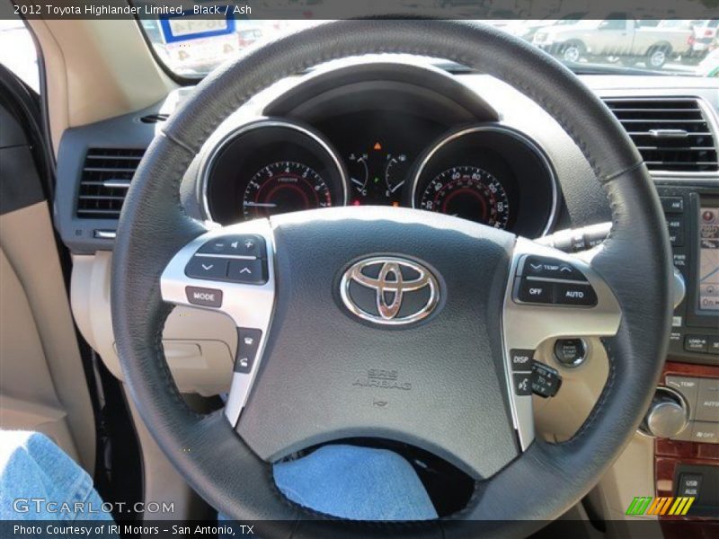 Black / Ash 2012 Toyota Highlander Limited