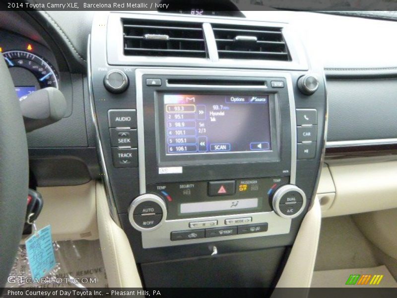 Barcelona Red Metallic / Ivory 2014 Toyota Camry XLE
