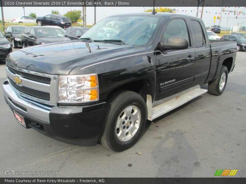 Black / Ebony 2010 Chevrolet Silverado 1500 LT Extended Cab 4x4