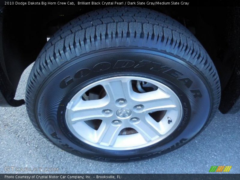 Brilliant Black Crystal Pearl / Dark Slate Gray/Medium Slate Gray 2010 Dodge Dakota Big Horn Crew Cab