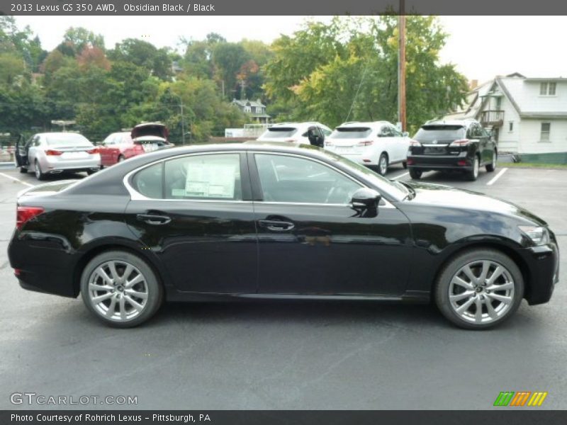 Obsidian Black / Black 2013 Lexus GS 350 AWD