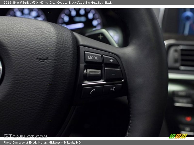 Controls of 2013 6 Series 650i xDrive Gran Coupe