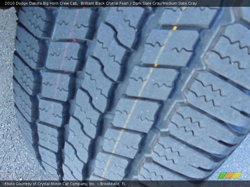 Brilliant Black Crystal Pearl / Dark Slate Gray/Medium Slate Gray 2010 Dodge Dakota Big Horn Crew Cab