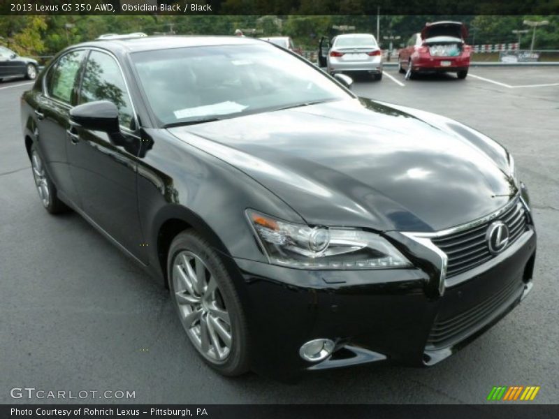 Obsidian Black / Black 2013 Lexus GS 350 AWD