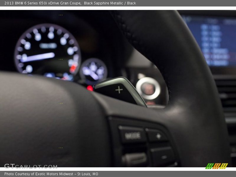 Black Sapphire Metallic / Black 2013 BMW 6 Series 650i xDrive Gran Coupe