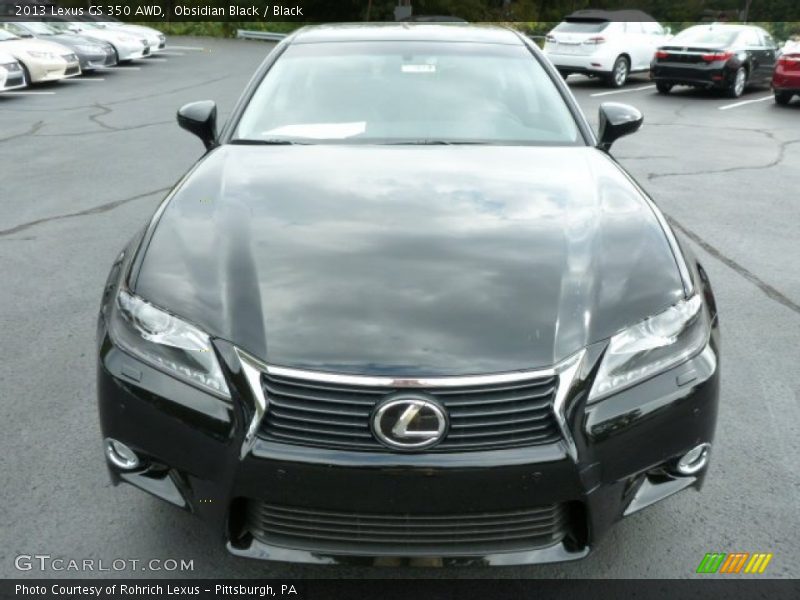 Obsidian Black / Black 2013 Lexus GS 350 AWD