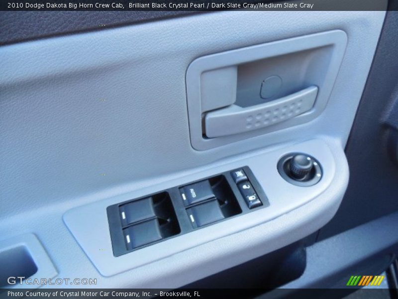 Brilliant Black Crystal Pearl / Dark Slate Gray/Medium Slate Gray 2010 Dodge Dakota Big Horn Crew Cab