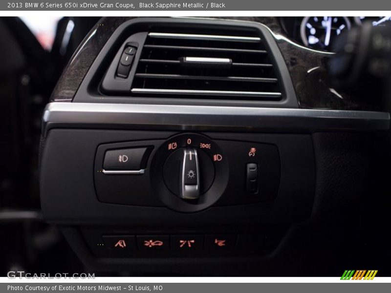 Controls of 2013 6 Series 650i xDrive Gran Coupe