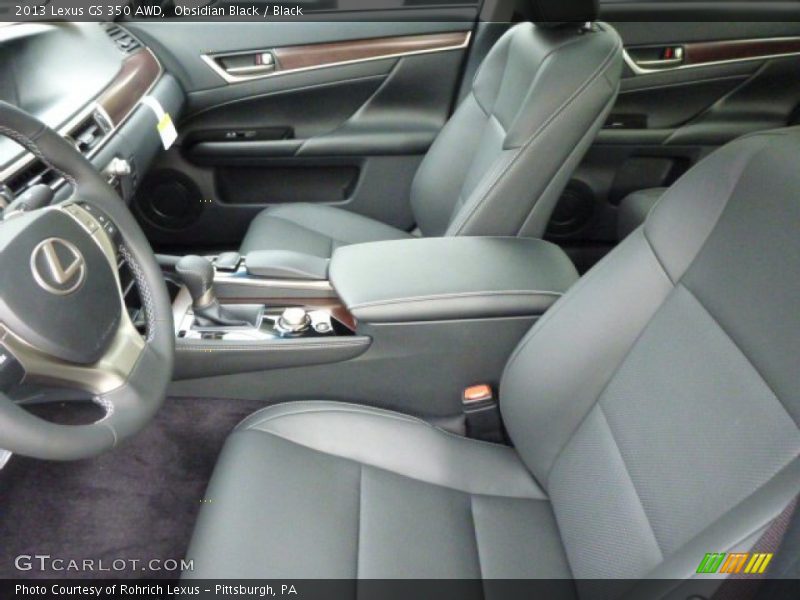 Obsidian Black / Black 2013 Lexus GS 350 AWD