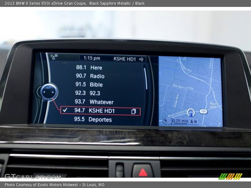 Navigation of 2013 6 Series 650i xDrive Gran Coupe