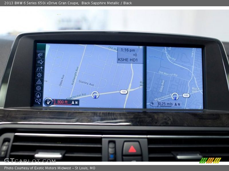 Black Sapphire Metallic / Black 2013 BMW 6 Series 650i xDrive Gran Coupe