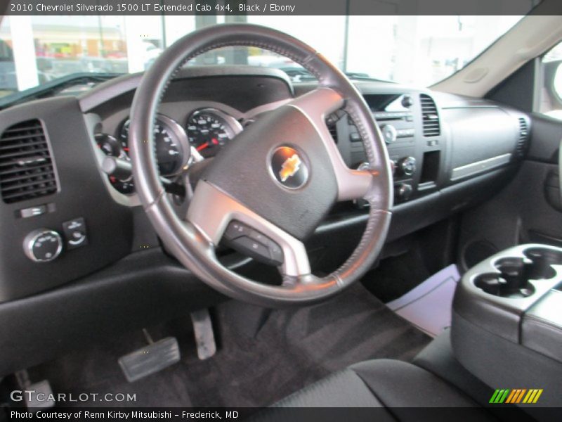 Black / Ebony 2010 Chevrolet Silverado 1500 LT Extended Cab 4x4