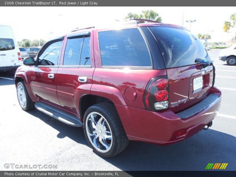 Red Jewel / Light Gray 2008 Chevrolet TrailBlazer LT